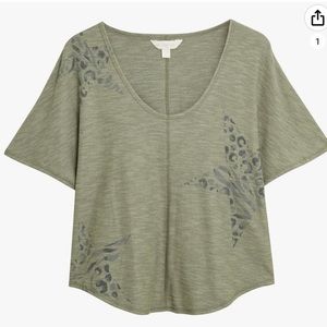 Marks & Spencer Women's Flexifit Lounge Star Print Top